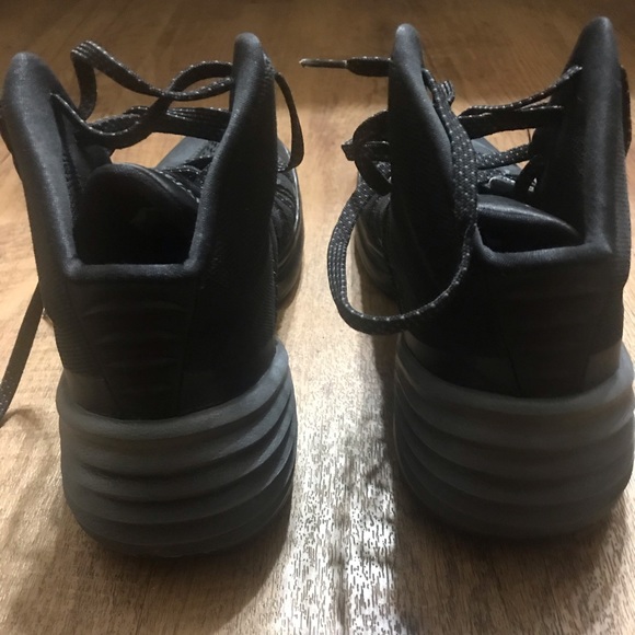 NIKE HIGH TOP BLACK LUNARLON size 12 - Picture 5 of 6